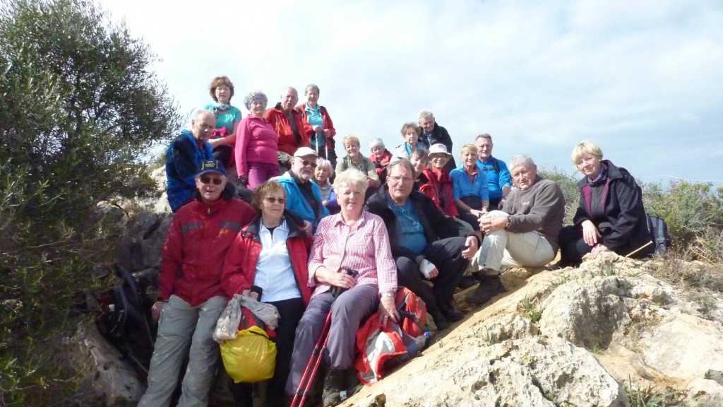 Unsere Wandergruppe am Cap Andritxol
